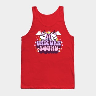 Unicorn Squad Kawaii Design Tank Top